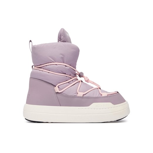 Moon Boot Śniegowce Jr Park lace Mid 80D3440070 D Różowy ze sklepu MODIVO w kategorii Buty zimowe dziecięce - zdjęcie 186241695