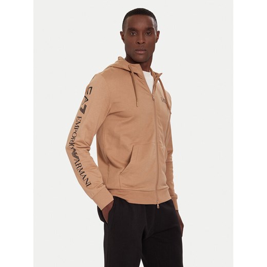 EA7 Emporio Armani Bluza 7M000568 AF13512 U6171 Beżowy Regular Fit ze sklepu MODIVO w kategorii Bluzy męskie - zdjęcie 186241707