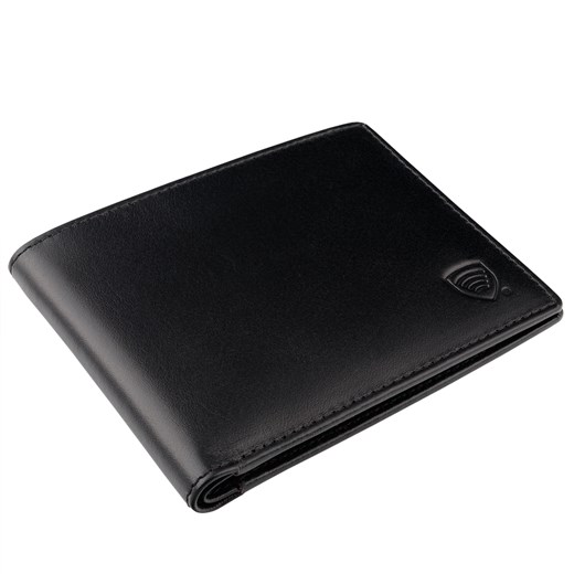 Cienki portfel męski skórzany typu SLIM (Czarny) ze sklepu Koruma ID Protection w kategorii Portfele męskie - zdjęcie 186242268