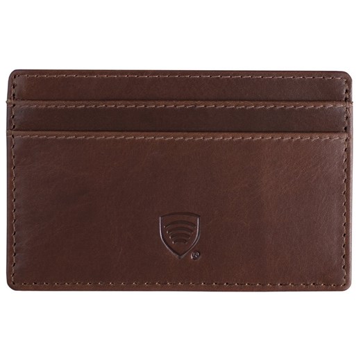 Skórzane etui antykradzieżowe z ochroną RFID na karty kredytowe (Brąz) - id: 384 - marki Koruma - 186242468 Skórzane etui antykradzieżowe z ochroną RFID na karty kredytowe (Brąz) ze sklepu Koruma ID Protection w kategorii Etui - zdjęcie 186242468