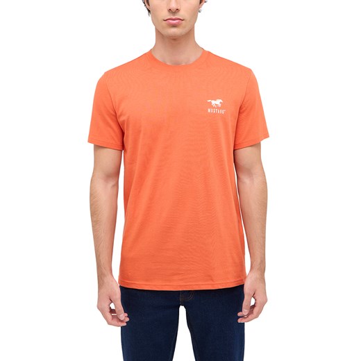 Męski T-Shirt Mustang Style Austin Burnt Ochre 1016265 7105 ze sklepu YouNeedit.pl w kategorii T-shirty męskie - zdjęcie 186244377