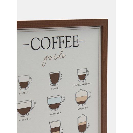 Sinsay - Plakat w ramce - brązowy Sinsay One Size Sinsay