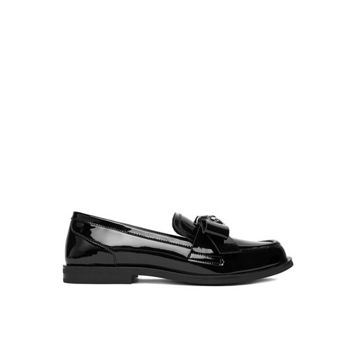 Loafersy Gino Rossi EO-IVY-1742-575-7, Czarny ze sklepu eobuwie.pl w kategorii Lordsy damskie - zdjęcie 186245019