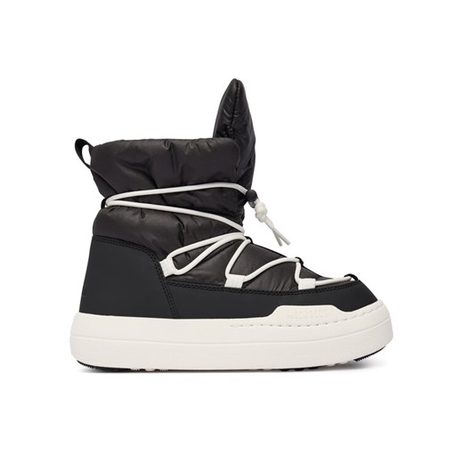 Śniegowce Moon Boot Jr Park lace Mid 80D3440070 D Czarny ze sklepu eobuwie.pl w kategorii Buty zimowe dziecięce - zdjęcie 186245065