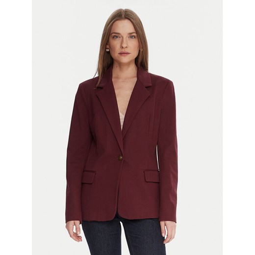 Guess Marynarka W5BN66 KCMU2 Bordowy Regular Fit ze sklepu MODIVO w kategorii Marynarki damskie - zdjęcie 186245417