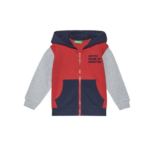 United Colors Of Benetton Bluza 3J68G503V Kolorowy Regular Fit ze sklepu MODIVO w kategorii Bluzy chłopięce - zdjęcie 186245455