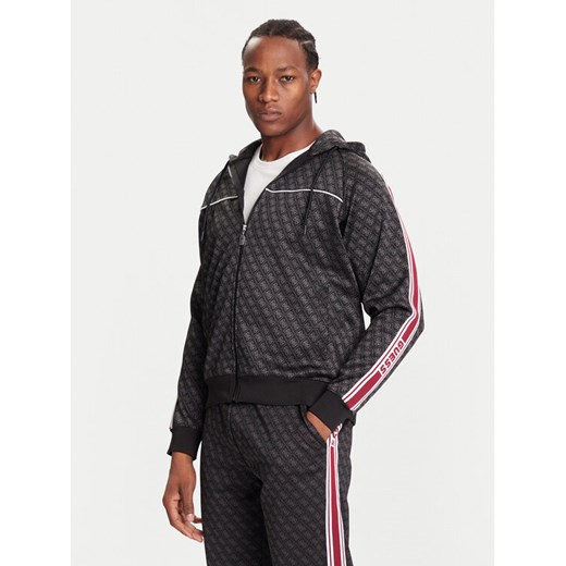 Guess Bluza Z5BQ13 K2042 Czarny Relaxed Fit ze sklepu MODIVO w kategorii Bluzy męskie - zdjęcie 186245495