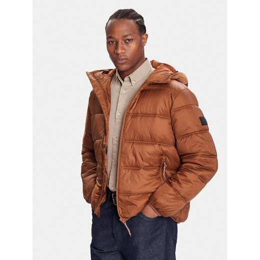 Tommy Jeans Kurtka zimowa DM0DM22044 Brązowy Regular Fit ze sklepu MODIVO w kategorii Kurtki męskie - zdjęcie 186245509
