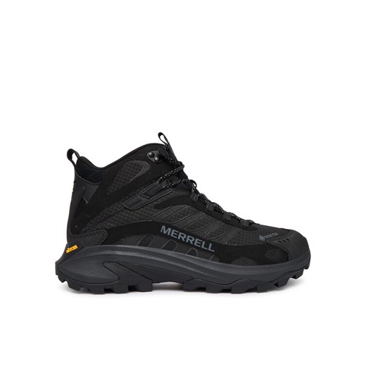 Merrell Trekkingi Moab Speed 2 Mid Gtx J037501 Czarny ze sklepu MODIVO w kategorii Buty trekkingowe męskie - zdjęcie 186245568