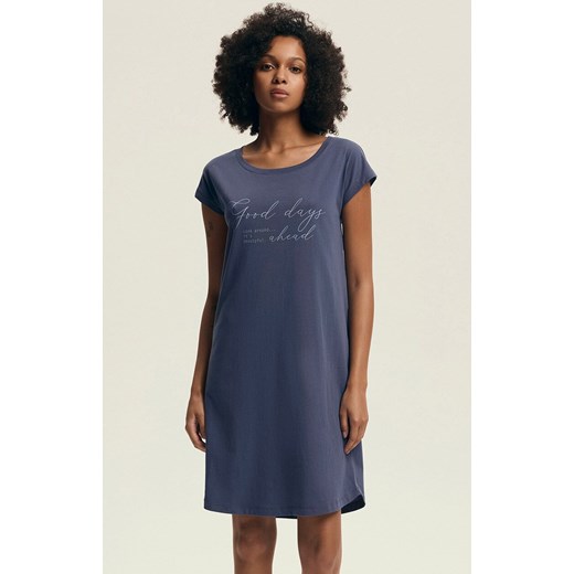 Henderson bawełniana koszula damska Delanie 43700-59X, Kolor granatowy, Rozmiar S, Henderson ze sklepu Primodo w kategorii Koszule nocne - zdjęcie 186246437