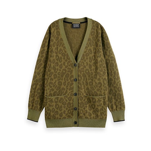 Scotch &amp; Soda Kardigan w kolorze oliwkowym ze sklepu Limango Polska w kategorii Swetry damskie - zdjęcie 186246998