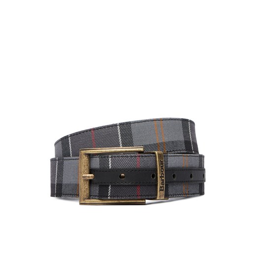 Pasek Męski Barbour Tartan MAC0364BK11 Czarny ze sklepu eobuwie.pl w kategorii Paski męskie - zdjęcie 186247308
