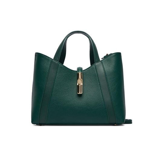 Torebka Furla Goccia Shopper Bag S WB01789 BX3353 KH 4282S Zielony ze sklepu eobuwie.pl w kategorii Torby Shopper bag - zdjęcie 186247349