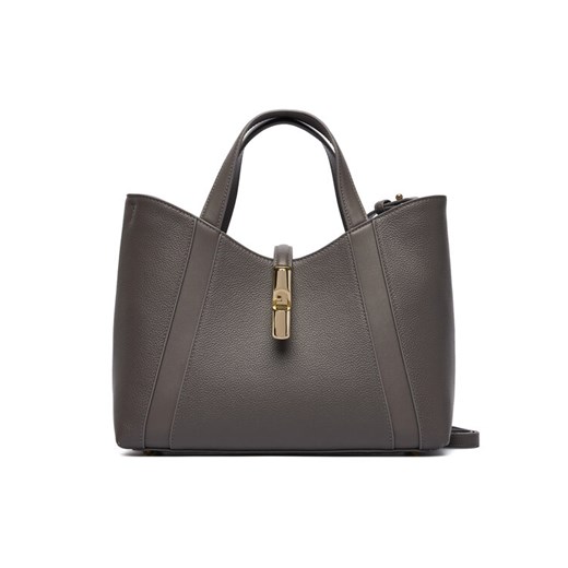 Torebka Furla Goccia Shopper Bag S WB01789 BX3353 KH 4283S Szary ze sklepu eobuwie.pl w kategorii Torby Shopper bag - zdjęcie 186247355