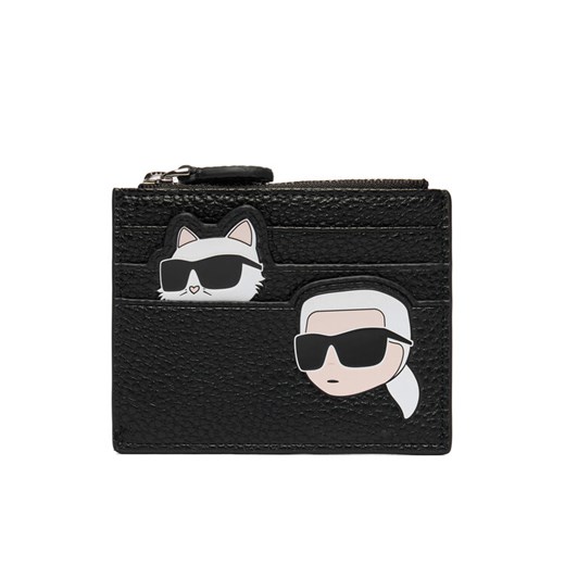 Etui na karty kredytowe KARL LAGERFELD A4W32079 Czarny ze sklepu eobuwie.pl w kategorii Etui - zdjęcie 186247367