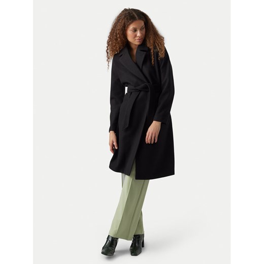 Vero Moda Płaszcz przejściowy Fortuneaya 10278330 Czarny Regular Fit ze sklepu MODIVO w kategorii Płaszcze damskie - zdjęcie 186247787