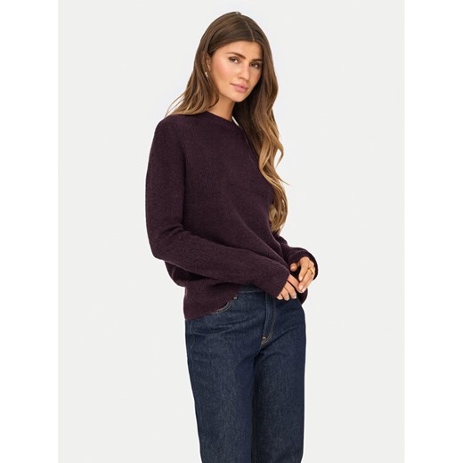 ONLY Sweter Camilla 15277080 Fioletowy Regular Fit ze sklepu MODIVO w kategorii Swetry damskie - zdjęcie 186247849