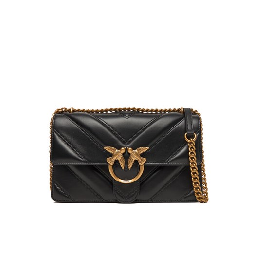 PINKO Torebka Love One Classic Light Dc Al 25-26 PLTT 104549 A2OS Czarny - id: 8053177280951 - marki Pinko - 186247878 PINKO Torebka Love One Classic Light Dc Al 25-26 PLTT 104549 A2OS Czarny ze sklepu MODIVO w kategorii Listonoszki - zdjęcie 186247878