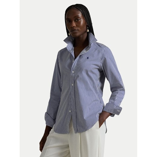 Polo Ralph Lauren Koszula 211891379001 Granatowy Regular Fit ze sklepu MODIVO w kategorii Koszule damskie - zdjęcie 186247955