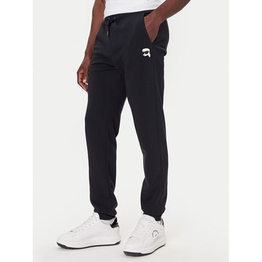 KARL LAGERFELD Spodnie dresowe 705713 554910 Granatowy Slim Fit ze sklepu MODIVO w kategorii Spodnie męskie - zdjęcie 186247977