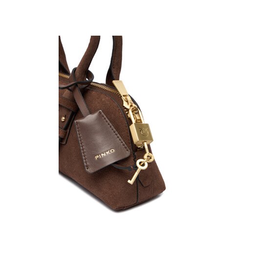 PINKO Torebka Bowling Bag Baguette AI 25-26 PLTT 105334 A2JH Brązowy Pinko OS MODIVO