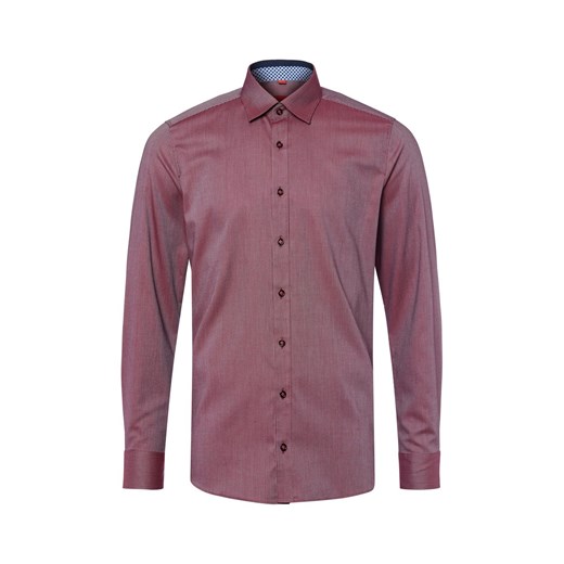 Finshley & Harding Męska koszula biznesowa Mężczyźni Slim Fit Bawełna bordowy jednolity - id: 785253-0004-00370 - marki Finshley & Harding - 186249176 Finshley & Harding Męska koszula biznesowa Mężczyźni Slim Fit Bawełna bordowy jednolity ze sklepu vangraaf w kategorii Koszule męskie - zdjęcie 186249176