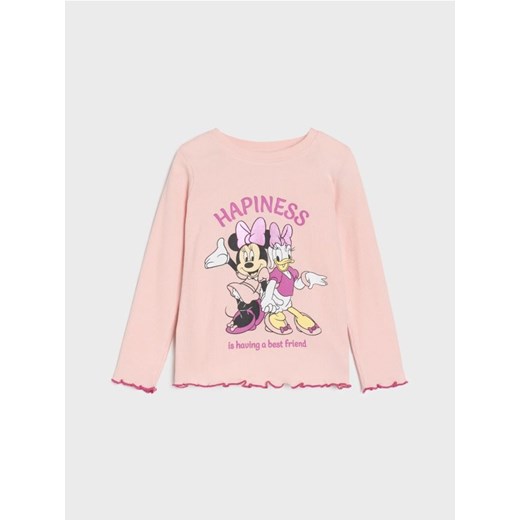 Sinsay - Koszulka z długimi rękawami Minnie Mouse - różowy - id: 7613Z-39X - marki Sinsay - 186252105 Sinsay - Koszulka z długimi rękawami Minnie Mouse - różowy ze sklepu Sinsay w kategorii Bluzki dziewczęce - zdjęcie 186252105