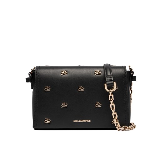 Torebka KARL LAGERFELD A4W30110 Czarny ze sklepu eobuwie.pl w kategorii Listonoszki - zdjęcie 186252168