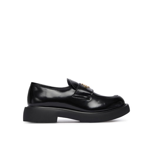 LOVE MOSCHINO Loafersy JA10404G0NJD0000 Czarny ze sklepu MODIVO w kategorii Lordsy damskie - zdjęcie 186252518