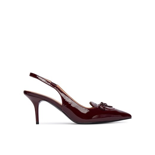 LOVE MOSCHINO Szpilki JA10517G0NIH0556 Bordowy ze sklepu MODIVO w kategorii Czółenka - zdjęcie 186252538