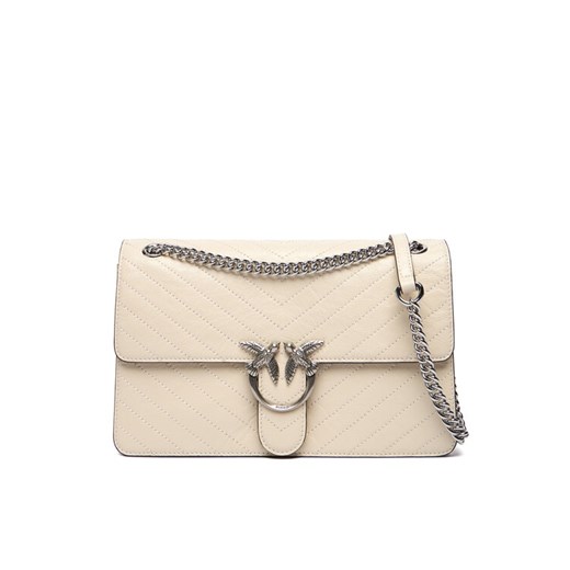PINKO Torebka Love One Light Classic AI 25-26 PLTT 106174 A2JC Beżowy ze sklepu MODIVO w kategorii Listonoszki - zdjęcie 186252595