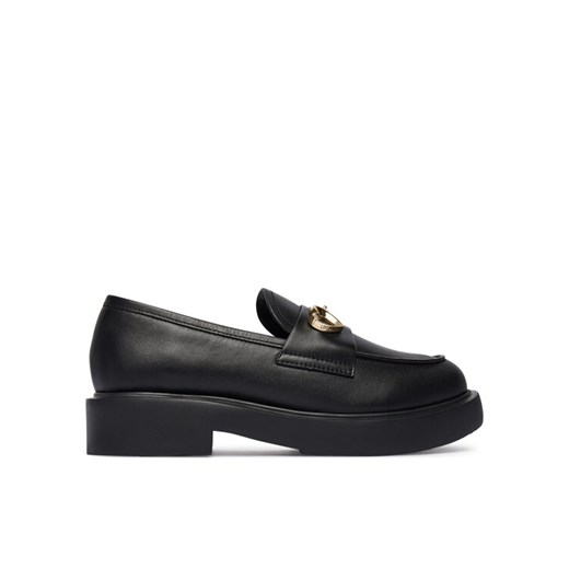 LOVE MOSCHINO Loafersy JA10094G0NIA0000 Czarny ze sklepu MODIVO w kategorii Lordsy damskie - zdjęcie 186252646