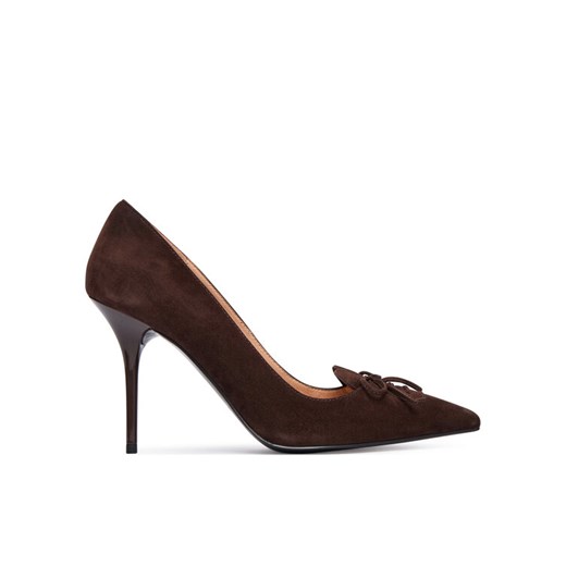 LOVE MOSCHINO Szpilki JA10449G0NJA0313 Brązowy ze sklepu MODIVO w kategorii Czółenka - zdjęcie 186252649