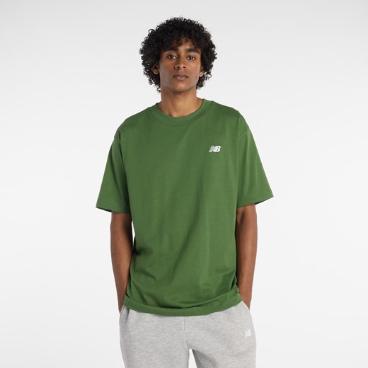 Koszulka męska New Balance MT41509DAE – zielona ze sklepu New Balance Poland w kategorii T-shirty męskie - zdjęcie 186254468