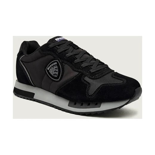 BLAUER Skórzane sneakersy QUEENS05 ze sklepu Gomez Fashion Store w kategorii Buty sportowe męskie - zdjęcie 186254887