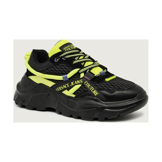 Versace Jeans Couture Sneakersy FONDO SPEEDTRACK DIS. 1 | z dodatkiem skóry ze sklepu Gomez Fashion Store w kategorii Buty sportowe męskie - zdjęcie 186254888