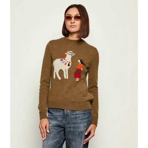 Weekend MaxMara Wełniany sweter NITRA | Regular Fit ze sklepu Gomez Fashion Store w kategorii Swetry damskie - zdjęcie 186255037