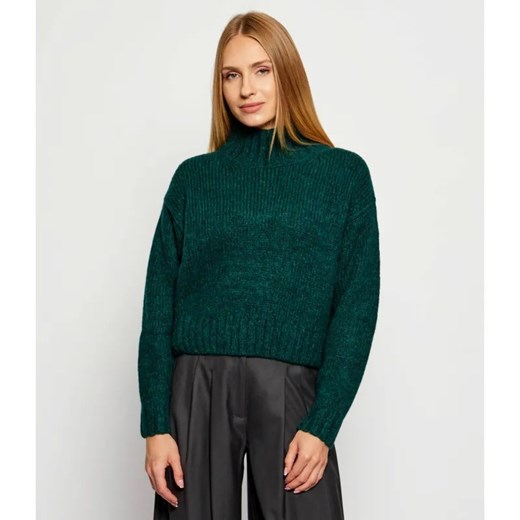 Marc Cain Wełniany półgolf | Relaxed fit ze sklepu Gomez Fashion Store w kategorii Swetry damskie - zdjęcie 186255077