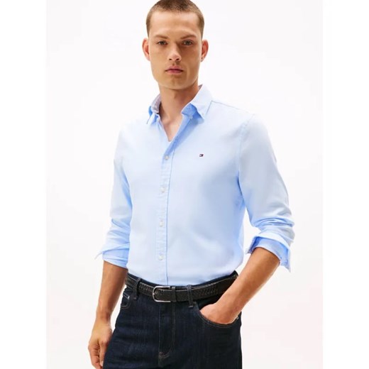Tommy Hilfiger Koszula DOBBY | Slim Fit ze sklepu Gomez Fashion Store w kategorii Koszule męskie - zdjęcie 186255085