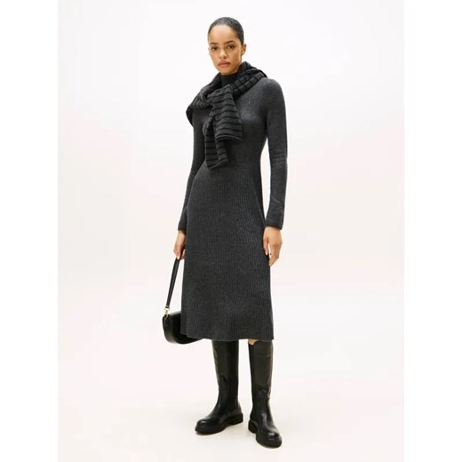 Tommy Hilfiger Wełniana sukienka MOCK-NK ze sklepu Gomez Fashion Store w kategorii Sukienki - zdjęcie 186255136