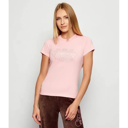 Juicy Couture T-shirt DOG CREST HILTON | Slim Fit ze sklepu Gomez Fashion Store w kategorii Bluzki damskie - zdjęcie 186255157