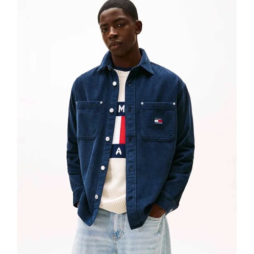 Tommy Jeans Sztruksowa koszula | Loose fit ze sklepu Gomez Fashion Store w kategorii Koszule męskie - zdjęcie 186255158