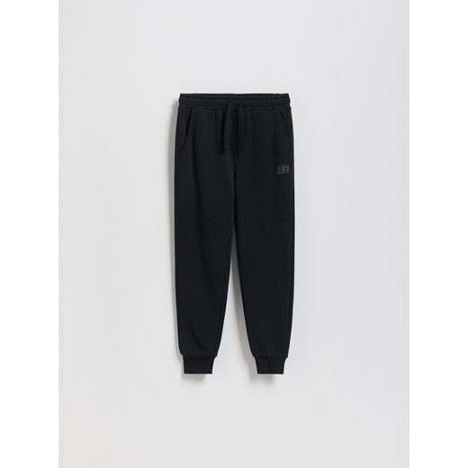 Reserved - Joggery z bawełną - czarny ze sklepu Reserved w kategorii Spodnie męskie - zdjęcie 186256706
