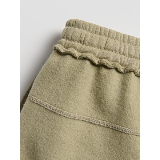Reserved - Dzianinowe joggery - oliwkowy Reserved 140 (9 lat) Reserved