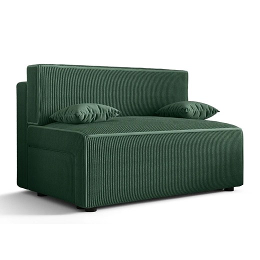 Ciemnozielona tapicerowana sofa rozkładana S8-R27 ze sklepu Edinos.pl w kategorii Sofy i kanapy - zdjęcie 186258337