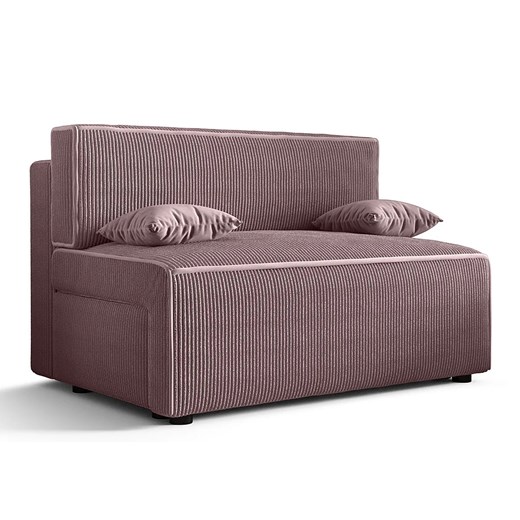 Ciemnoróżowa sofa sofa z funkcją spania H0-A85 ze sklepu Edinos.pl w kategorii Sofy i kanapy - zdjęcie 186258347