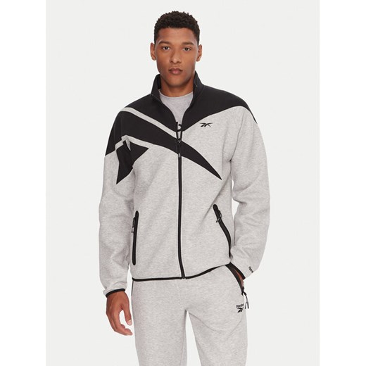 Reebok Bluza RK25142CCM Szary Regular Fit ze sklepu MODIVO w kategorii Bluzy męskie - zdjęcie 186258789