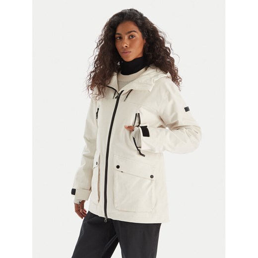 Roxy Kurtka narciarska ERJTJ03515 Biały Slim Fit ze sklepu MODIVO w kategorii Kurtki damskie - zdjęcie 186258826