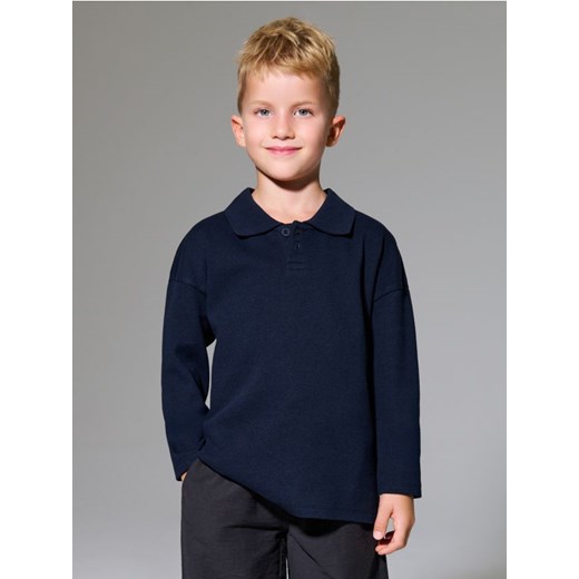 Sinsay - Bluza polo - granatowy - id: 209GS-59X - marki Sinsay - 186261906 Sinsay - Bluza polo - granatowy ze sklepu Sinsay w kategorii Bluzy chłopięce - zdjęcie 186261906