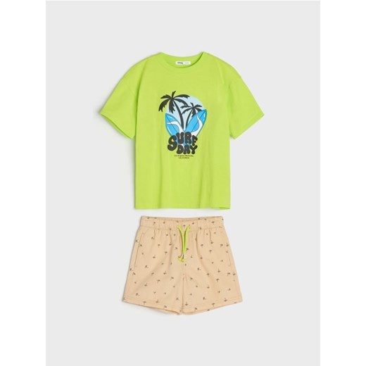 Sinsay - Komplet: koszulka i szorty - wielobarwny ze sklepu Sinsay w kategorii Komplety chłopięce - zdjęcie 186261947